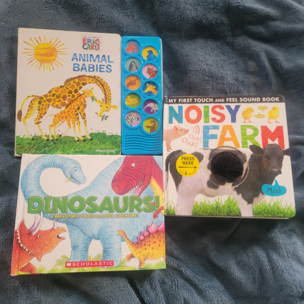 Interactive Animal And Dinosaur Books